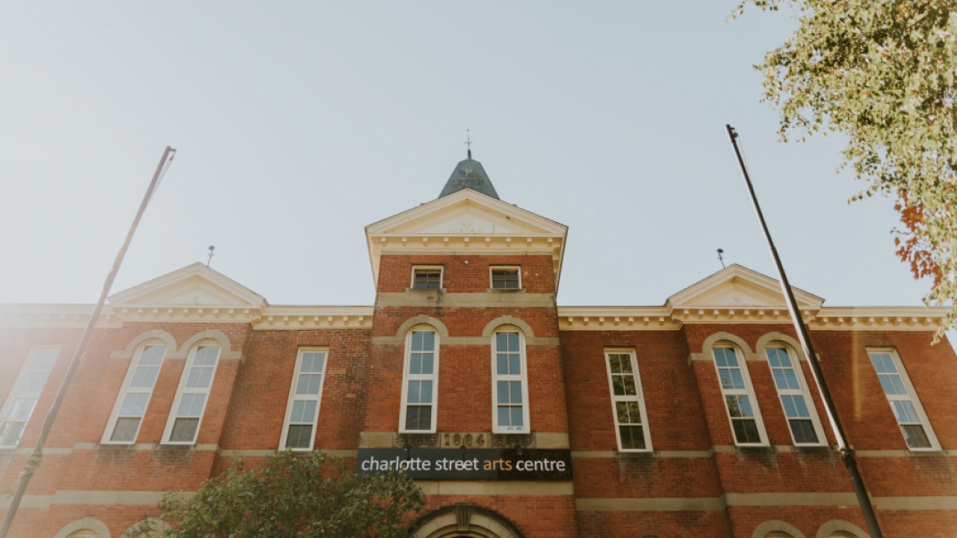 exterior view of the charlotte street arts centre