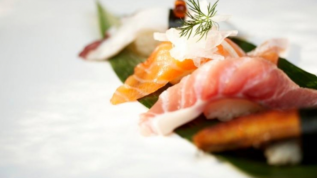Colourful sushi