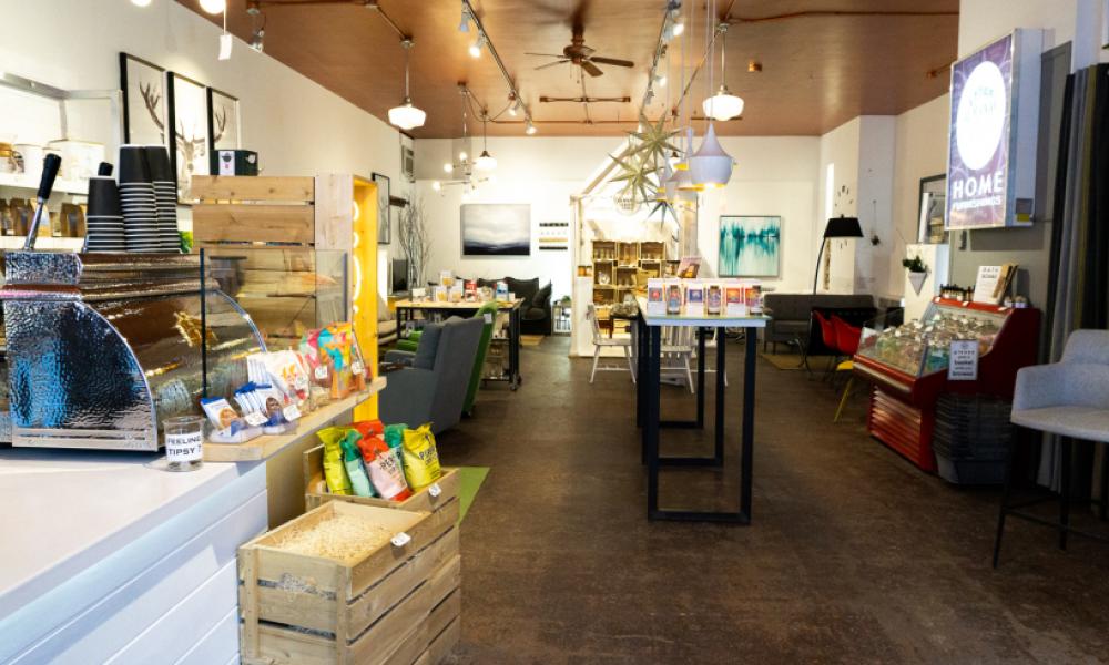 interior shot of the Urban Almanac store